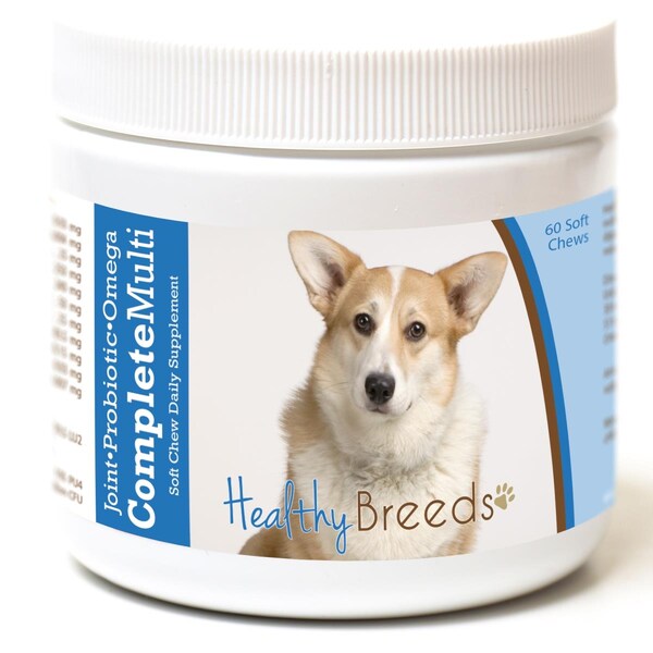 Healthy Breeds Cardigan Welsh Corgi All in One Multivitamin Soft Chew, 60PK 192959007690 - main